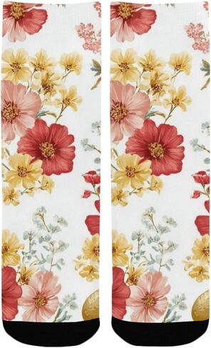 جوارب عيد الفصح للمشي لمسافات طويلة - جوارب دافئة سميكة للشتاء الحراري للأولاد والبنات الصغار للمدرسة، والارتداء اليومي والأنشطة الخارجية in Kuwait