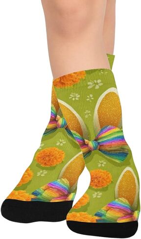 جوارب للمشي لمسافات طويلة بتصميم قوس مشرق - جوارب شتوية حرارية سميكة دافئة للأولاد والبنات الصغار للمدرسة، والارتداء اليومي والأنشطة الخارجية in Kuwait