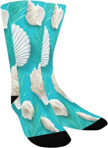 جوارب Coastal Shell Bloom للمشي لمسافات طويلة - جوارب شتوية حرارية سميكة دافئة للأطفال الصغار للأولاد والبنات للمدرسة، والارتداء اليومي والأنشطة الخارجية in Kuwait