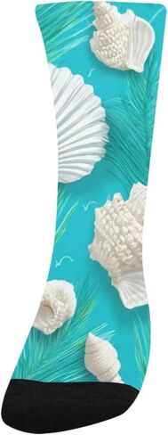 جوارب Coastal Shell Bloom للمشي لمسافات طويلة - جوارب شتوية حرارية سميكة دافئة للأطفال الصغار للأولاد والبنات للمدرسة، والارتداء اليومي والأنشطة الخارجية in Kuwait