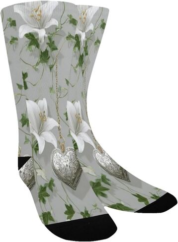 جوارب فضية على شكل قلب بلوم للتنزه سيرًا على الأقدام - جوارب شتوية حرارية سميكة دافئة للأطفال الصغار للأولاد والبنات للمدرسة، والارتداء اليومي والأنشطة الخارجية in Kuwait