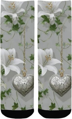 جوارب فضية على شكل قلب بلوم للتنزه سيرًا على الأقدام - جوارب شتوية حرارية سميكة دافئة للأطفال الصغار للأولاد والبنات للمدرسة، والارتداء اليومي والأنشطة الخارجية in Kuwait