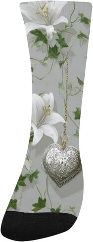 جوارب فضية على شكل قلب بلوم للتنزه سيرًا على الأقدام - جوارب شتوية حرارية سميكة دافئة للأطفال الصغار للأولاد والبنات للمدرسة، والارتداء اليومي والأنشطة الخارجية in Kuwait