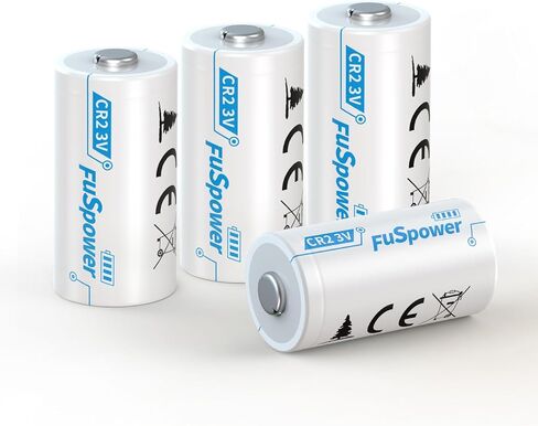 بطاريات CR2 الليثيوم CR2 CR15270 3V 850MAH استبدال البطارية CR17355 RLCR2-2 KCR2 EL1CR2 DLCR2 5046LC بطارية (4pcs) in Kuwait