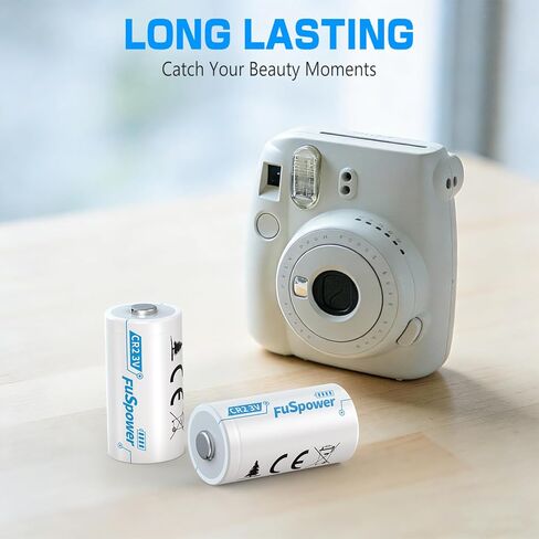 بطاريات CR2 الليثيوم CR2 CR15270 3V 850MAH استبدال البطارية CR17355 RLCR2-2 KCR2 EL1CR2 DLCR2 5046LC بطارية (4pcs) in Kuwait