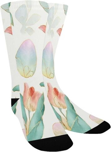 جوارب التنزه سيرًا على الأقدام على شكل بيضة عيد الفصح الربيعية - جوارب شتوية حرارية سميكة دافئة للأولاد والبنات للمدرسة، والارتداء اليومي والأنشطة الخارجية in Kuwait