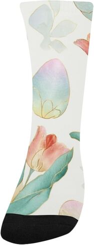 جوارب التنزه سيرًا على الأقدام على شكل بيضة عيد الفصح الربيعية - جوارب شتوية حرارية سميكة دافئة للأولاد والبنات للمدرسة، والارتداء اليومي والأنشطة الخارجية in Kuwait