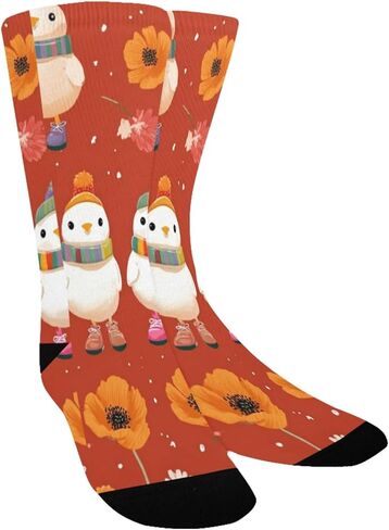 جوارب شتوية للمشي على شكل زهرة الفرخ - جوارب شتوية حرارية سميكة دافئة للأطفال الصغار للأولاد والبنات للمدرسة، والارتداء اليومي والأنشطة الخارجية in Kuwait