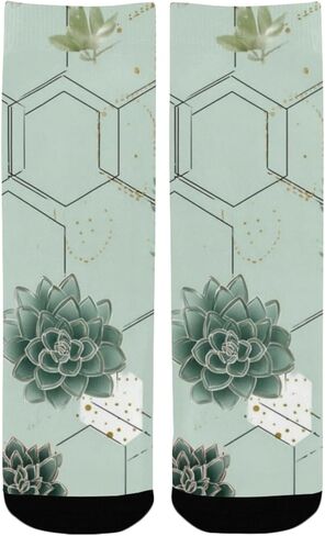 جوارب المشي لمسافات طويلة بوعاء عصرية باللون الأخضر من Art Green - جوارب شتوية حرارية سميكة دافئة للأولاد والبنات للمدرسة، والارتداء اليومي والأنشطة الخارجية in Kuwait