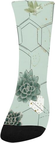 جوارب المشي لمسافات طويلة بوعاء عصرية باللون الأخضر من Art Green - جوارب شتوية حرارية سميكة دافئة للأولاد والبنات للمدرسة، والارتداء اليومي والأنشطة الخارجية in Kuwait