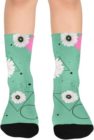 جوارب ديزي هارت جيو للمشي لمسافات طويلة - جوارب شتوية حرارية سميكة دافئة للأطفال الصغار للأولاد والبنات للمدرسة، والارتداء اليومي والأنشطة الخارجية in Kuwait