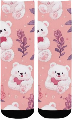 جوارب Gentle Teddy Vibe للمشي لمسافات طويلة - جوارب شتوية حرارية سميكة دافئة للأولاد والبنات للمدرسة، والارتداء اليومي والأنشطة الخارجية in Kuwait