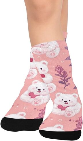 جوارب Gentle Teddy Vibe للمشي لمسافات طويلة - جوارب شتوية حرارية سميكة دافئة للأولاد والبنات للمدرسة، والارتداء اليومي والأنشطة الخارجية in Kuwait