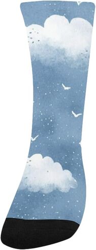 جوارب المشي لمسافات طويلة بالحبر المائي بألوان مائية - جوارب شتوية حرارية سميكة دافئة للأطفال الصغار للأولاد والبنات للمدرسة، والارتداء اليومي والأنشطة الخارجية in Kuwait