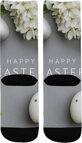 جوارب فضية لبيض عيد الفصح رمادية للمشي لمسافات طويلة - جوارب شتوية حرارية سميكة دافئة للأولاد والبنات للمدرسة، والارتداء اليومي والأنشطة الخارجية in Kuwait