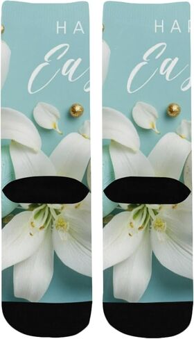 جوارب ليلي لعيد الفصح المتوهجة للمشي لمسافات طويلة - جوارب شتوية حرارية سميكة دافئة للأطفال الصغار للأولاد والبنات للمدرسة، والارتداء اليومي والأنشطة الخارجية in Kuwait