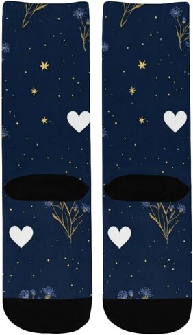 جوارب Starry Bloom Vibe للمشي لمسافات طويلة - جوارب شتوية حرارية سميكة دافئة للأطفال الصغار للأولاد والبنات للمدرسة، والارتداء اليومي والأنشطة الخارجية in Kuwait