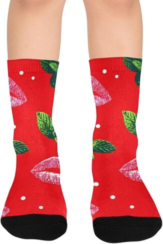 جوارب بولكا دوت كيس للمشي لمسافات طويلة - جوارب شتوية حرارية سميكة دافئة للأطفال الصغار للأولاد والبنات للمدرسة، والارتداء اليومي والأنشطة الخارجية in Kuwait