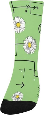 جوارب ديزي هارت جيو جرين للمشي لمسافات طويلة - جوارب شتوية حرارية سميكة دافئة للأطفال الصغار للأولاد والبنات للمدرسة، والارتداء اليومي والأنشطة الخارجية in Kuwait