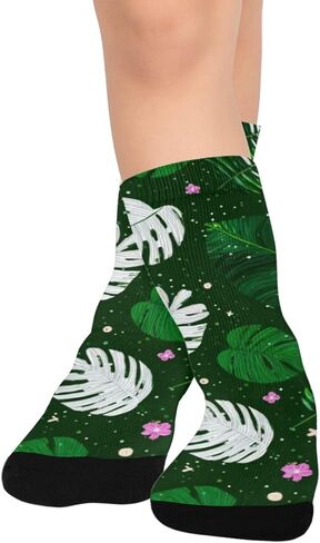 جوارب Pink Bloom Jungle للمشي لمسافات طويلة - جوارب شتوية حرارية سميكة دافئة للأطفال الصغار للأولاد والبنات للمدرسة، والارتداء اليومي والأنشطة الخارجية in Kuwait