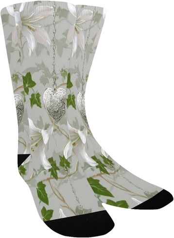 جوارب Lily Locket Vines للمشي لمسافات طويلة - جوارب شتوية حرارية سميكة دافئة للأولاد والبنات للمدرسة، والارتداء اليومي والأنشطة الخارجية in Kuwait