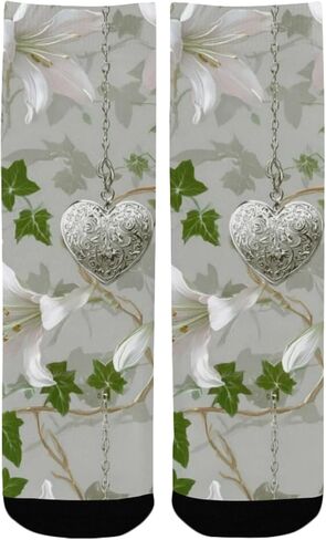 جوارب Lily Locket Vines للمشي لمسافات طويلة - جوارب شتوية حرارية سميكة دافئة للأولاد والبنات للمدرسة، والارتداء اليومي والأنشطة الخارجية in Kuwait