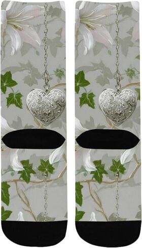 جوارب Lily Locket Vines للمشي لمسافات طويلة - جوارب شتوية حرارية سميكة دافئة للأولاد والبنات للمدرسة، والارتداء اليومي والأنشطة الخارجية in Kuwait