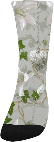 جوارب Lily Locket Vines للمشي لمسافات طويلة - جوارب شتوية حرارية سميكة دافئة للأولاد والبنات للمدرسة، والارتداء اليومي والأنشطة الخارجية in Kuwait