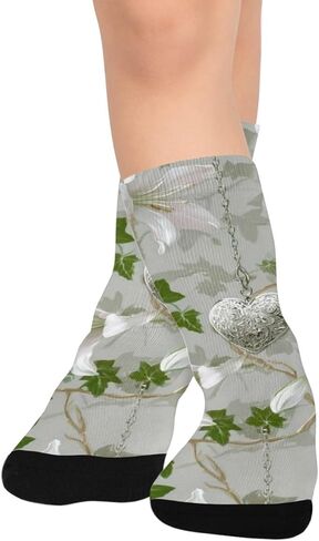 جوارب Lily Locket Vines للمشي لمسافات طويلة - جوارب شتوية حرارية سميكة دافئة للأولاد والبنات للمدرسة، والارتداء اليومي والأنشطة الخارجية in Kuwait