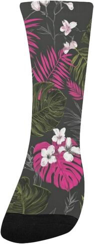 جوارب المشي لمسافات طويلة بزخارف ليلية استوائية - جوارب شتوية حرارية سميكة دافئة للأولاد والبنات الصغار للمدرسة، والارتداء اليومي والأنشطة الخارجية in Kuwait