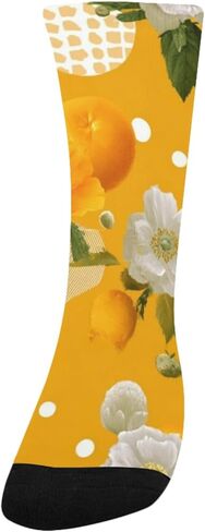 جوارب Geo Poppy Motif للمشي لمسافات طويلة - جوارب شتوية حرارية سميكة دافئة للأولاد والبنات الصغار للمدرسة، والارتداء اليومي والأنشطة الخارجية in Kuwait