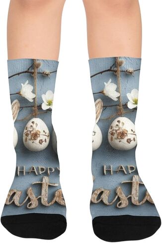 جوارب المشي لمسافات طويلة على شكل أرنب عيد الفصح الريفي - جوارب شتوية حرارية سميكة دافئة للأولاد والبنات الصغار للمدرسة، والارتداء اليومي والأنشطة الخارجية in Kuwait