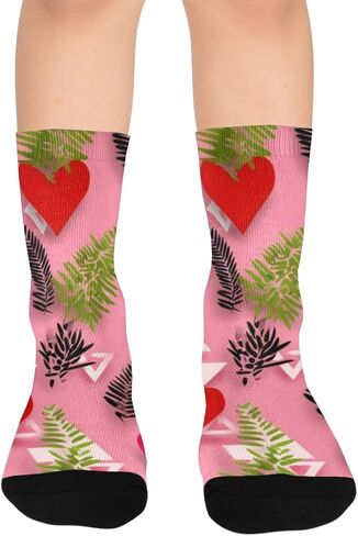 جوارب تروبيكال جيو بوب للمشي لمسافات طويلة - جوارب شتوية حرارية سميكة دافئة للأولاد والبنات الصغار للمدرسة، والارتداء اليومي والأنشطة الخارجية in Kuwait