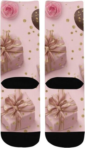 Hydrangea and Heart Hiking Socks - Toddler Boys & Girls Warm Thick Thermal Winter Crew Socks for School, Daily Wear & Outdoor Activities in Saudi Arabia