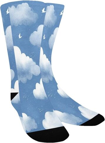 جوارب ناعمة للمشي على شكل سحابة - جوارب شتوية حرارية سميكة دافئة للأولاد والبنات الصغار للمدرسة، والارتداء اليومي والأنشطة الخارجية in Kuwait