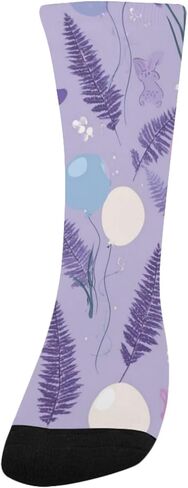 جوارب المشي لمسافات طويلة على شكل لافندر غريبة الأطوار - جوارب شتوية حرارية سميكة دافئة للأولاد والبنات للمدرسة، والارتداء اليومي والأنشطة الخارجية in Kuwait