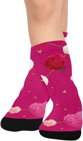 جوارب بوم بوم هارت للمشي لمسافات طويلة - جوارب شتوية حرارية سميكة دافئة للأولاد والبنات الصغار للمدرسة، والارتداء اليومي والأنشطة الخارجية in Kuwait