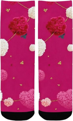 جوارب بوم بوم هارت للمشي لمسافات طويلة - جوارب شتوية حرارية سميكة دافئة للأولاد والبنات الصغار للمدرسة، والارتداء اليومي والأنشطة الخارجية in Kuwait