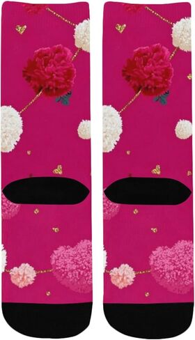 جوارب بوم بوم هارت للمشي لمسافات طويلة - جوارب شتوية حرارية سميكة دافئة للأولاد والبنات الصغار للمدرسة، والارتداء اليومي والأنشطة الخارجية in Kuwait