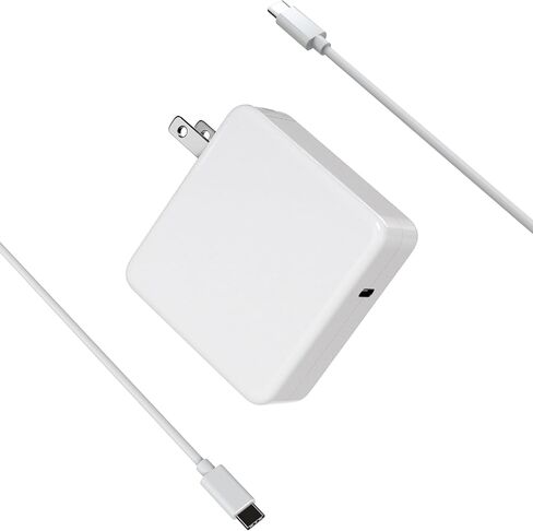 100W MAC Book Pro/Air USB C Charger - محول شاحن الكمبيوتر المحمول سريع السفر لـ Mac Book Pro/Air ، 13،14،15،16 بوصة ، i pad ، i Phone 14 Pro ، وجميع جهاز USB C Type C Device Cable in Kuwait