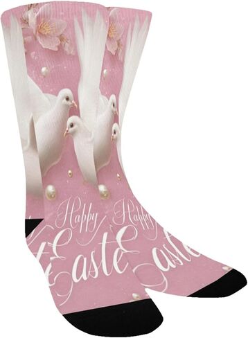 جوارب Pink Peace Vibe للمشي لمسافات طويلة - جوارب شتوية حرارية سميكة دافئة للأطفال الصغار للأولاد والبنات للمدرسة، والارتداء اليومي والأنشطة الخارجية in Kuwait