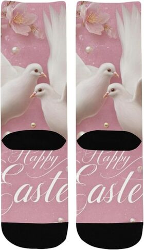 جوارب Pink Peace Vibe للمشي لمسافات طويلة - جوارب شتوية حرارية سميكة دافئة للأطفال الصغار للأولاد والبنات للمدرسة، والارتداء اليومي والأنشطة الخارجية in Kuwait