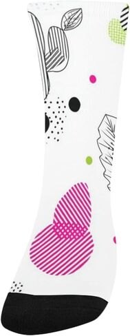 جوارب Pop Art Cacti Retro للمشي لمسافات طويلة - جوارب شتوية حرارية سميكة دافئة للأولاد والبنات للمدرسة، والارتداء اليومي والأنشطة الخارجية in Kuwait