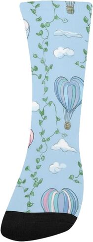 جوارب للمشي لمسافات طويلة بلون أزرق سماوي على شكل قلب - جوارب شتوية حرارية سميكة دافئة للأولاد والبنات للمدرسة، والارتداء اليومي والأنشطة الخارجية in Kuwait