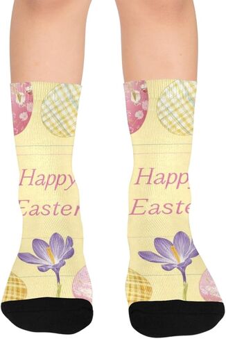 جوارب باستيل لعيد الفصح للتنزه سيرًا على الأقدام - جوارب شتوية حرارية سميكة دافئة للأولاد والبنات الصغار للمدرسة، والارتداء اليومي والأنشطة الخارجية in Kuwait