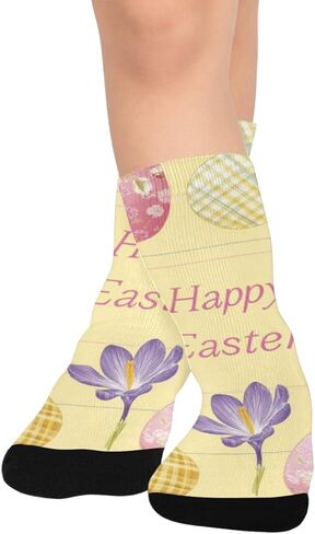 جوارب باستيل لعيد الفصح للتنزه سيرًا على الأقدام - جوارب شتوية حرارية سميكة دافئة للأولاد والبنات الصغار للمدرسة، والارتداء اليومي والأنشطة الخارجية in Kuwait