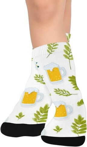 جوارب المشي لمسافات طويلة من أوراق البيرة الطازجة - جوارب شتوية حرارية سميكة دافئة للأولاد والبنات الصغار للمدرسة، والارتداء اليومي والأنشطة الخارجية in Kuwait