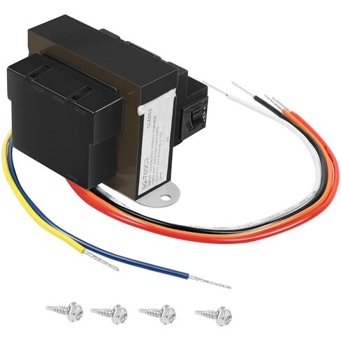 90-T60C3 24VAC 60-VA Foot Mount Class 2 Transformer for Industrial, Heating and Air Conditioning Controls Applications, Color Coded Primary Leads in Saudi Arabia