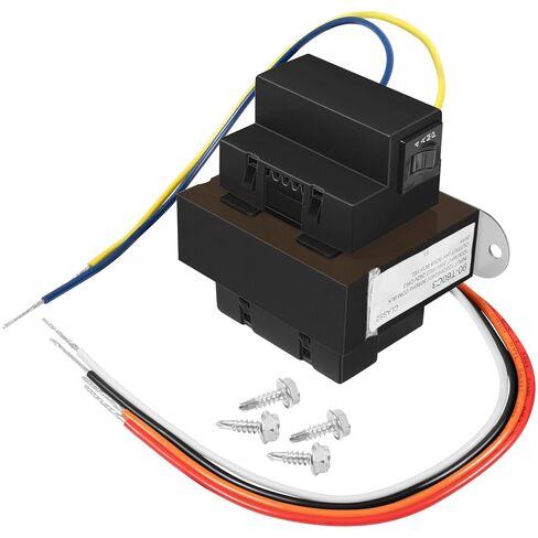90-T60C3 24VAC 60-VA Foot Mount Class 2 Transformer for Industrial, Heating and Air Conditioning Controls Applications, Color Coded Primary Leads in Saudi Arabia