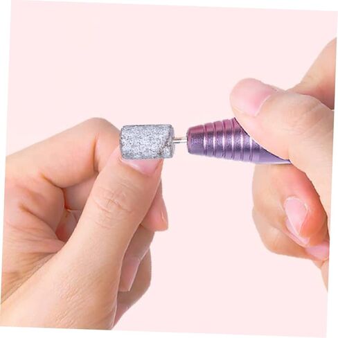 PartyKindom 100pcs Nail Sanding Bands Set for Manicure Professional Nail Drill Accessories Compatible Most Drills for Home and Salon Use in Saudi Arabia